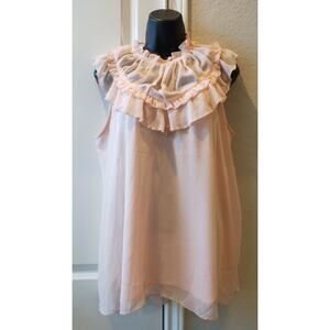 Unbranded Top Sleeveless Peach Large
blouse women’s tops